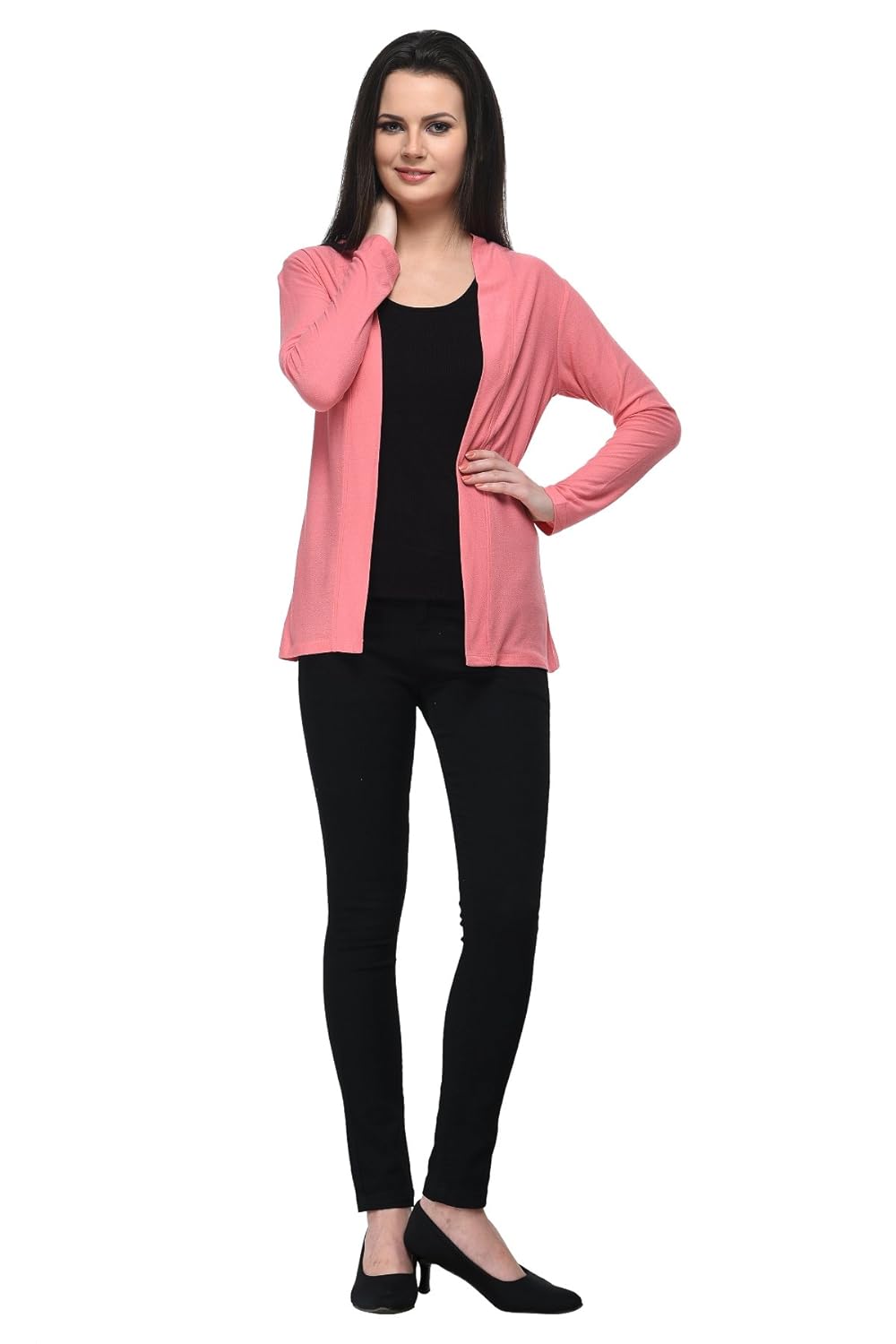 frenchtrendz women viscose crepe shrug