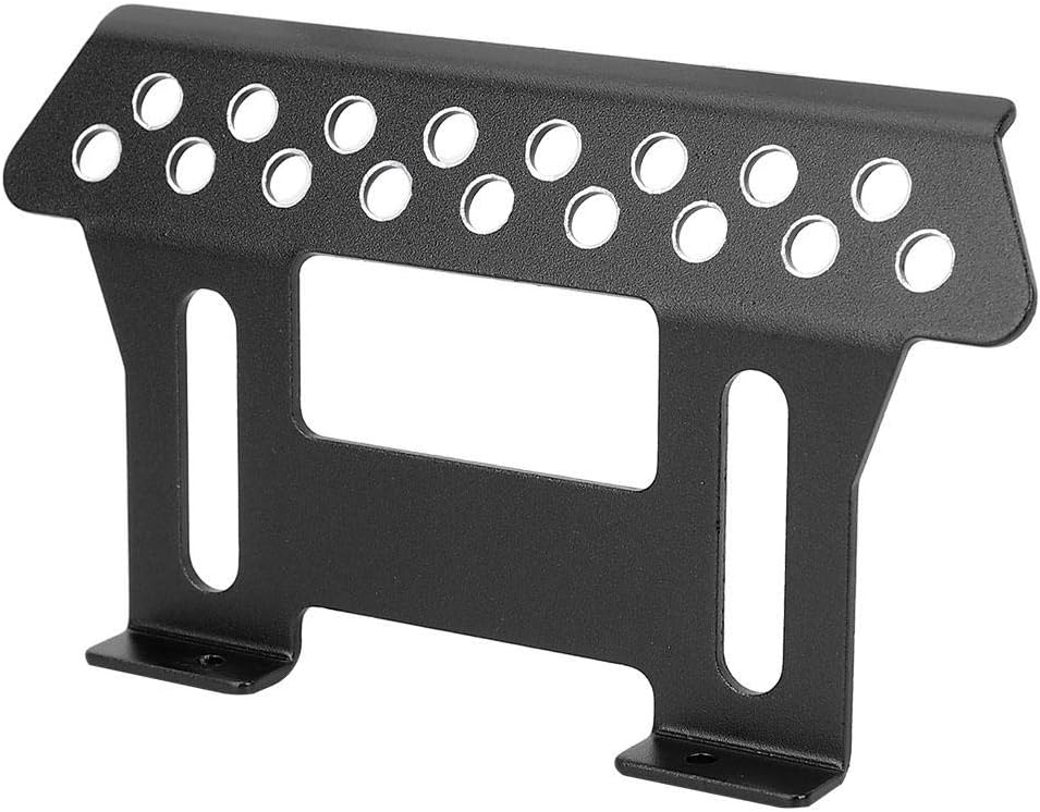 RC Car Pedal Plate, 1 Pair Aluminium Alloy Side Foot Pedal Plates Axial Footplate Spare Parts for SCX10 1/10 RC Car(Black) - Image 5