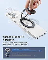 SUPERONE Magnetic Ring Holder for MagSafe Dual-Side