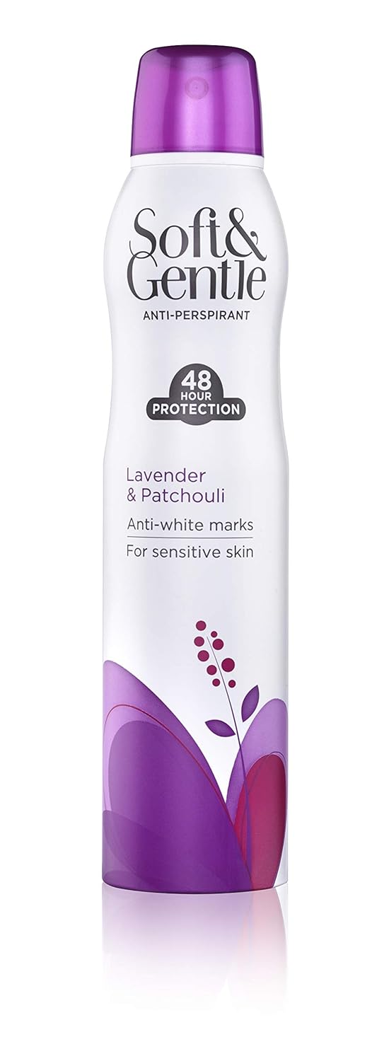 Soft & Gentle Lavender and Patchouli Antiperspirant Deodorant, 250 ml