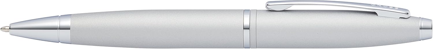 CROSS Calais Satin Chrome Gift Set including Ballpoint Pen and Medium White Lined Journal incl. Premium Gift Box - Image 3