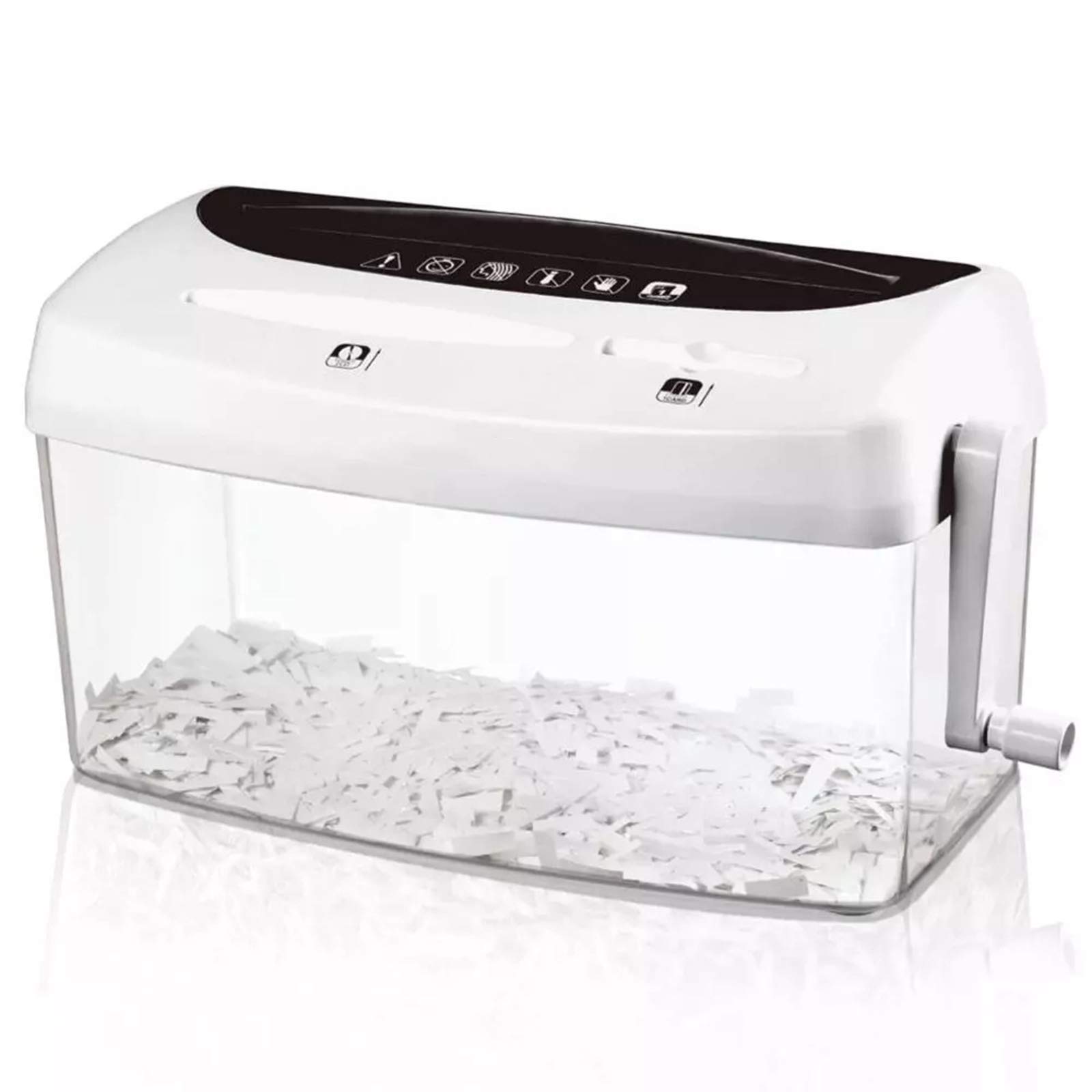 WZPG Portable Manual A4-Size Paper Shredder, for Credit Card & CD&DV&Shredding Paper