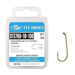 SF #14 Standard Wet and Nymph Hooks with Pproat