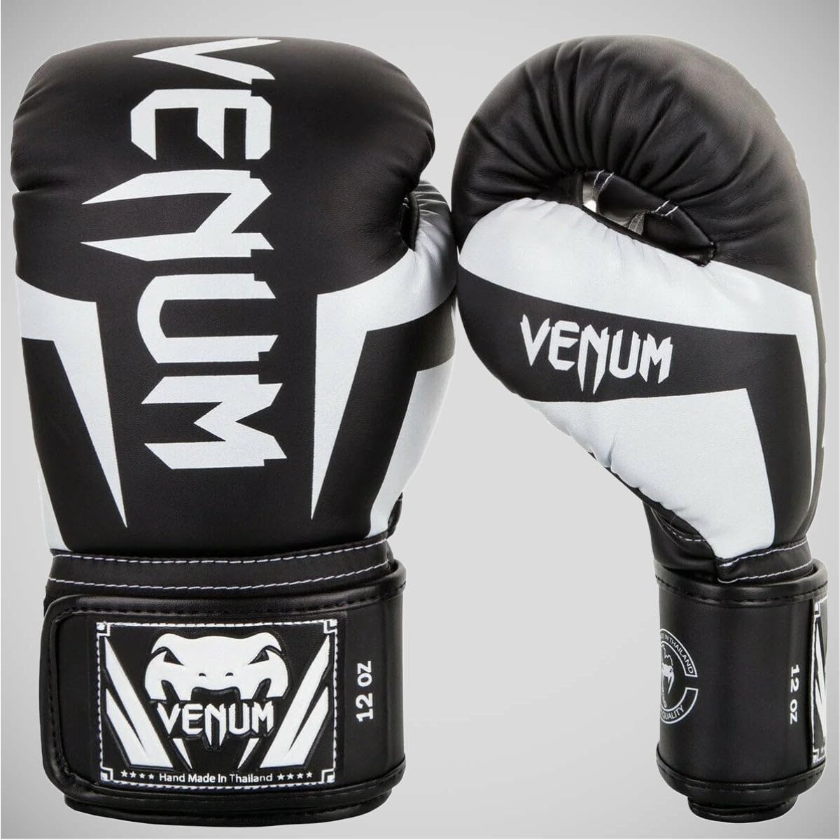 Venum, Elite Boxing Gloves, Unisex Adult, 10 Oz, Black/White — image 1