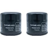 (2 Pack) 15410-MFJ-D02 15410-MFJ-D01 Oil Filters Compatible With Honda GXV530 GXV530R &amp; GXV530U Model