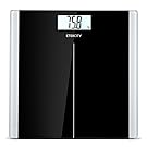 Etekcity High Precision Digital Body Weight Bathroom Scales Weighing Scale with Step-On Technology, 28st/180kg/400lb, Backlight Display, Slim Design, Elegant Black
