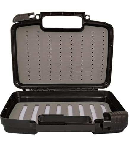 Streamer es For Fly Fishing MFC Large Foam (Smoke) Boat Box By Fly Box