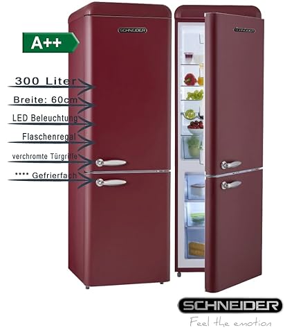 Schneider SL300 R CB a + + Retro Diseño nevera y congelador ...