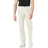 Amazon Essentials Men's Classic-Fit Wrinkle-Resistant Pleated Chino Pant (Available in Big & Tall)