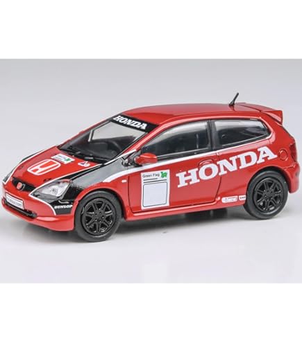 Amazon.com: 2001 Civic Type R EP3 Milano Red 1/64 Diecast Model