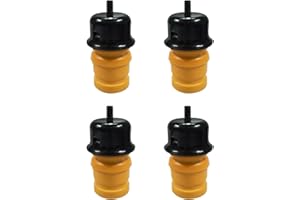 EL EASTLANE 4 Pack Bump Stops with Cups Brackets Fit for Jeep Wrangler TJ 1997-2006 Jeep Grand Cherokee ZJ 1993-1998, Front Bump Stops Replaces 29101G 52087636AC 52087992 52087635 52087636AB
