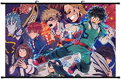 Mikucos My Hero Academia Wall Scroll painting Poster 4060cm