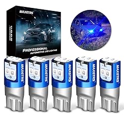 MAXGTRS 194 LED Light Bulb Blue 168 2825 W5W T10