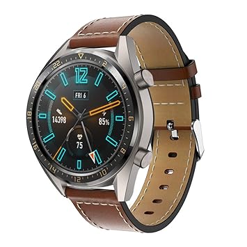 12shage 22 mm Echtleder Ersatzarmband Uhrenarmband compatible con ...