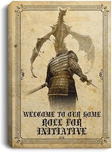 Meaningful Quote Welcome to Our Home Roll for Initiative Gallery Wrapped Framed Canvas Prints –Home Decor Wall Art Best Birthday Present for Your Child/Children On Christmas, Anniversary 32 (16