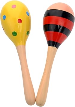 Laat Enfants Bebe Musique Jouet Bois Maracas En Bois Hochet Shaker Jouet Faveur Cadeau Pour Enfant Bebe Aleatoire Couleur Batteries Et Percussions Instruments De Musique Et Sono Lawawarenesssociety In