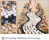 Hisredsun 2.1 lb Natural Polished Pebbles 0.4-1 inch River Rocks view 6