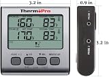 ThermoPro TP17 Digital Meat Thermometer Dual Probes Large Backlit LCD Oven Grill view 7