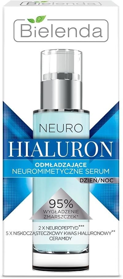 Bielenda Neuro Hialuron Neuromimic Rejuvenating Face Serum Day Night 30ml