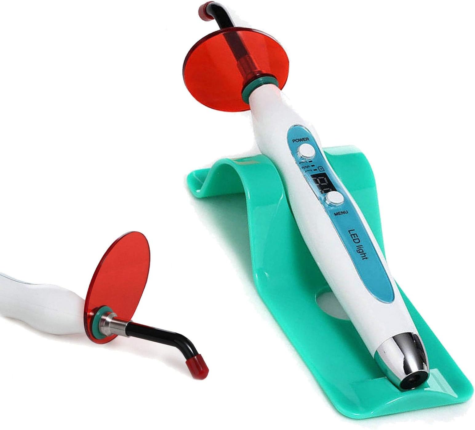 BONEW US Sale LED Dental Light Lamp 5W Wireless Cordless 1500mW/cm²