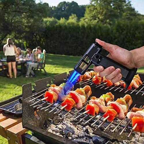 Culinary Torch Double Flame, Blow Torch Refillable Kitchen Butane Torch