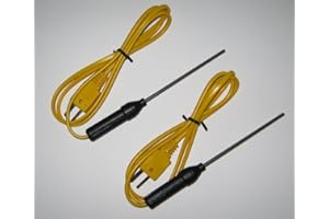 METER-DEPOT.COM Stainless Steel K-Type Thermocouple Insertion Probe 3" - Set of 2