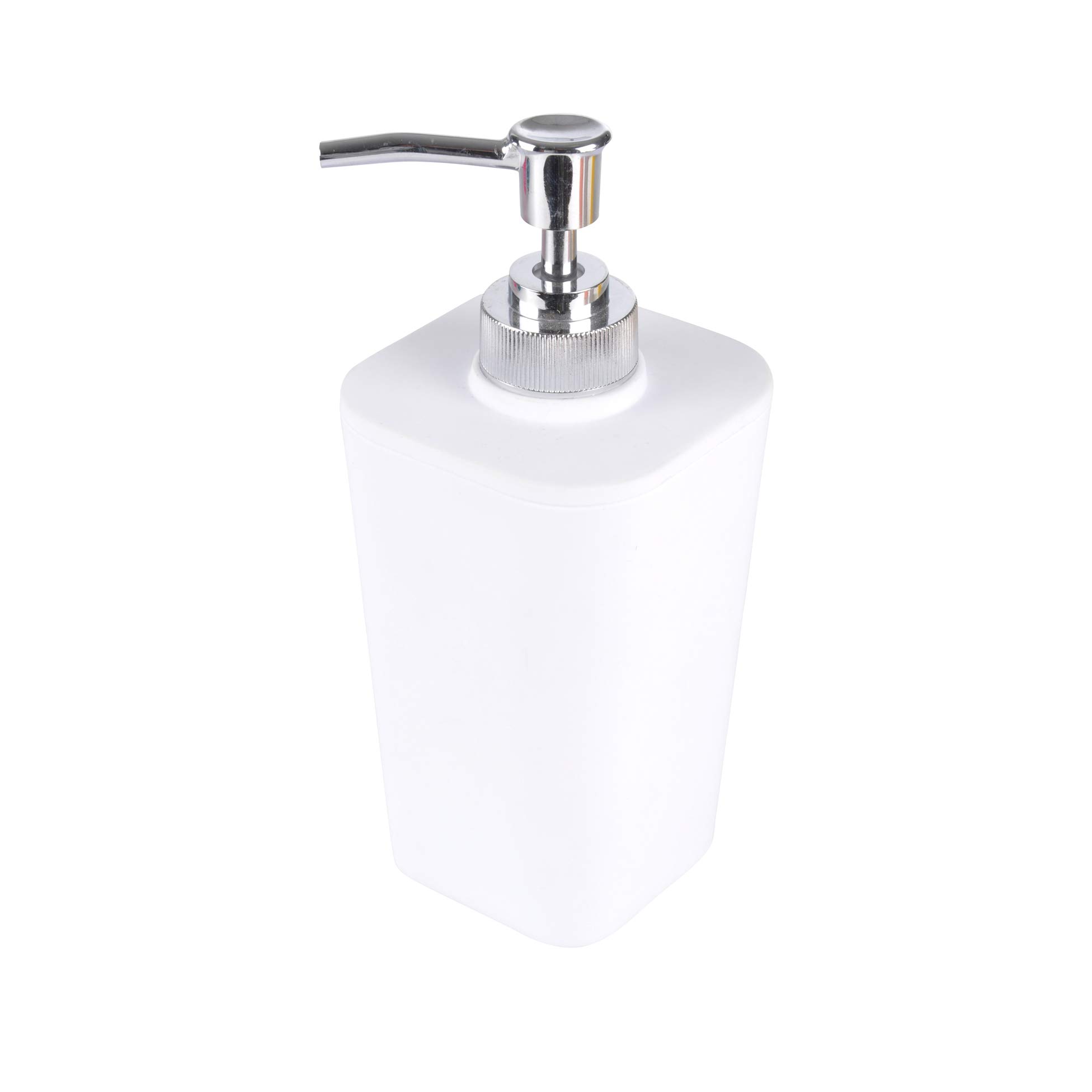 Douceur d'Intérieur Soap Dispenser Soft Touch Effect 7 x 7 x 17.5 cm white