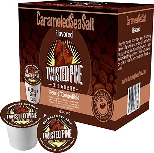 Twisted Pine Coffee Carameled Sea Salt Single Serve Cups 100 count