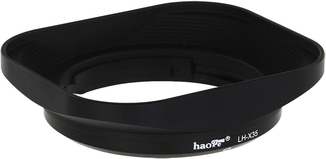 Haoge LH-X35 Bayonet Square Metal Lens Hood for Fujifilm Fuji Fujinon XF 35mm f/2 R WR XF35mmF2
