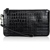 befen Genuine Leather Wristlet Clutch RFID Blocking Bag Cell Phone Wallet Purse Wristlet Wallet Purses and Handbags for Women