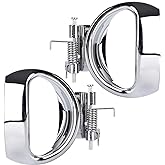 FAERSI 2pcs Interior Door Handle Front or Rear Driver Side &amp; Passenger Side Replacements for 2006 2007 2008 2009 2010 2011 Chevy HHR Door Handle, Chrome Finish, 19299614 19299613