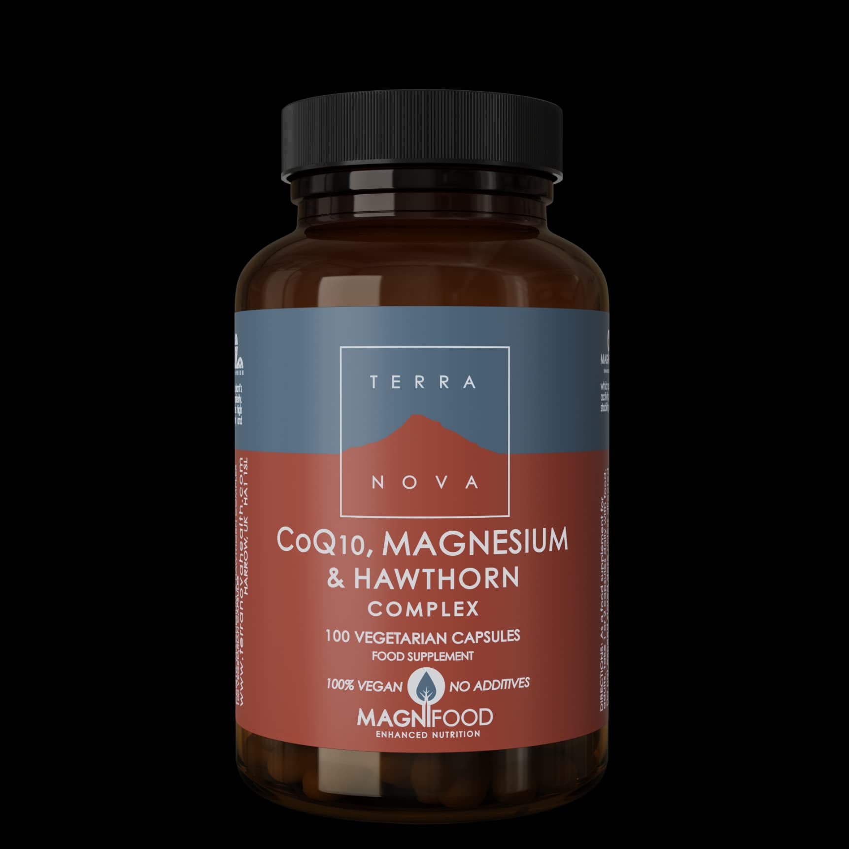 Terranova CoQ10, Magnesium & Hawthorn Complex - 100 Vegicaps
