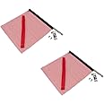 EZ Mount Warning Flag Red 18" x 18" Mesh Safety Flag DOT Compliant | Spring Loaded Quick n Easy Disconnect - 2 Pack