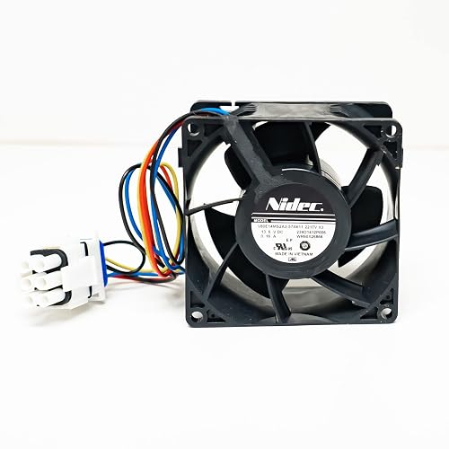 GE Refrigerator Condenser Fan Motor Nidec V80E14MS2A3-57A611 WR60X10356 Replacement