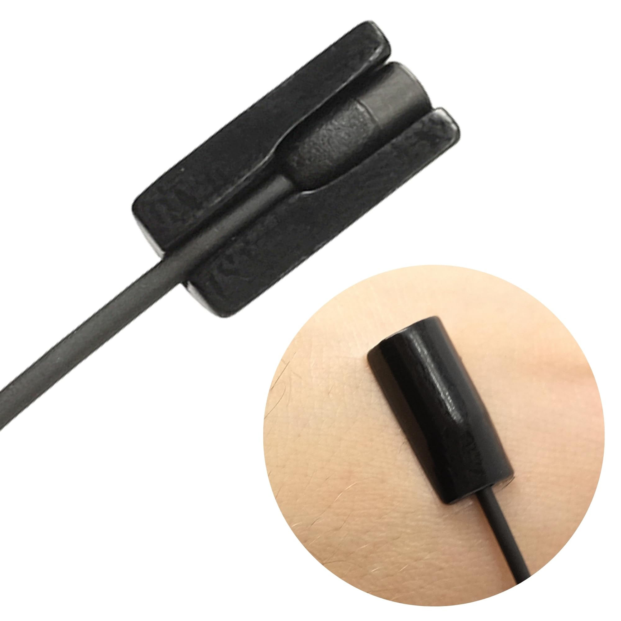 URSA MiniMount. Slim, Low-Profile and Made from Hardened Plastic. Hand-Finished for Smoothness. Includes 5x Hypoallergenic MiniMount Stickies (Black, Sennheiser MKE2)