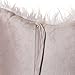 North End Decor Faux Fur Throw Pillow 18