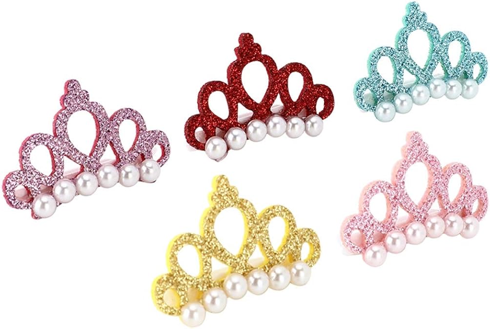 Yissone Haustier Prinzessin Haarspange 25Pcs Kleine Hund Haar Haarnadel