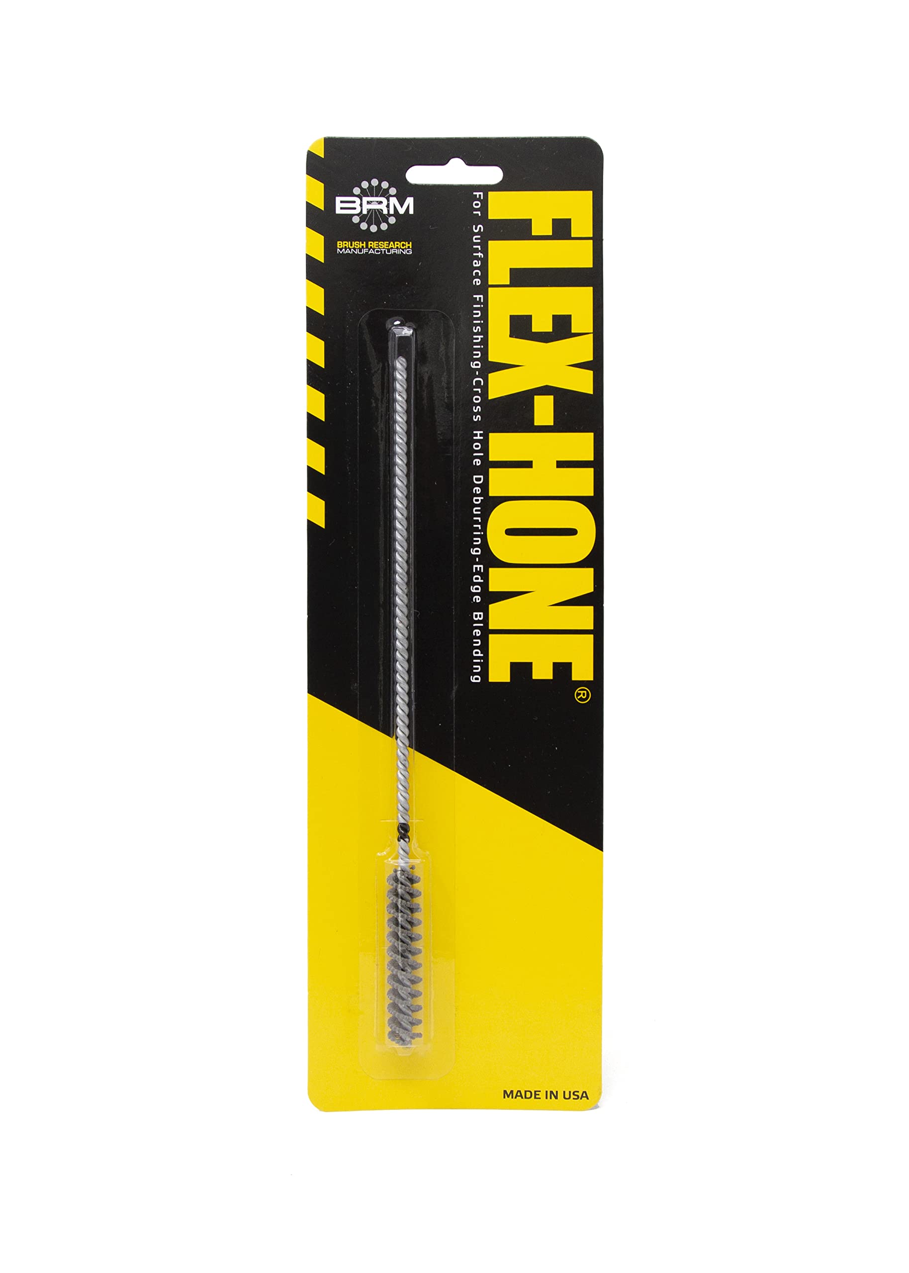Brush Research BC7M400AO Flex-Hone®, 0.276″ (7mm) Diameter, 400 Grit, Aluminum Oxide, for Aluminum, Brass, Bronze and Softer Non-Ferrous Materials