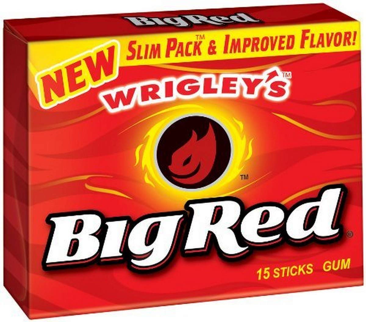 Wrigleys Kaugummi Big Red Zimt, 15 Streifen