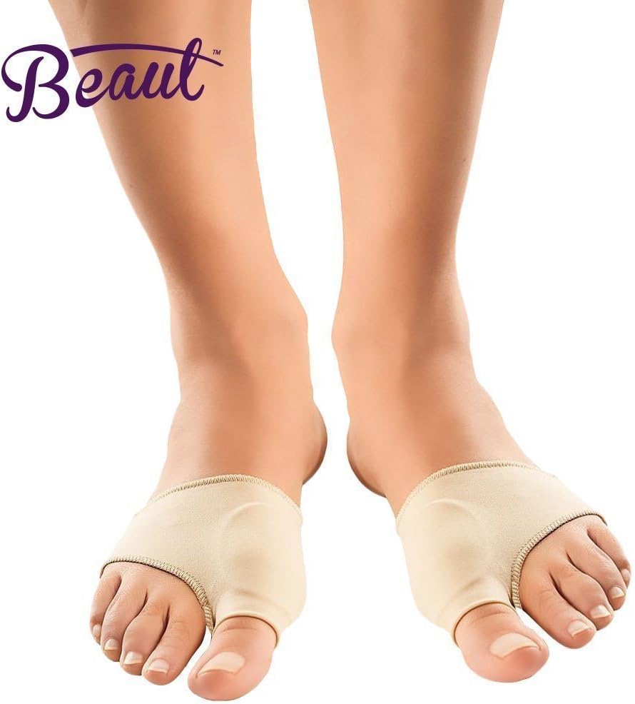 Bunion Corrector - Bunion Toe Straightener and Bunion Relief Detox Sleeve Bunion Pad with EuroNatural Gel - Orthopedic Bunion Corrector and Metatarsal Pad for Hammertoe and Hallux Valgus (Small): Health & Personal Care