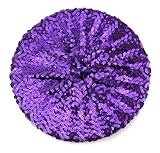 NYfashion101 Sparkle Stretchable Stylish Lightweight Sequin Beret Beanie Hat