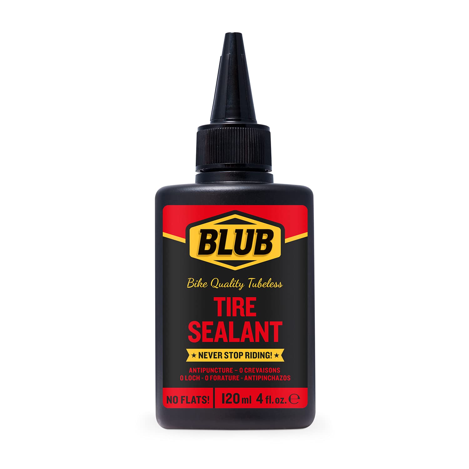 BLUB Tubeless Sealant 120ml – tubeless tyre sealant for MTB & Road – Instant puncture repair – Compatible with tubeless kit & tubeless sealant injector – Long-Lasting bike tyre sealant