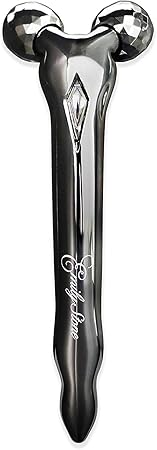 Amazon Co Jp メンズ 美顔 小顔ローラー エミリーストーン ミニ For Men マイクロカレント 美容 美顔器 フェイス 用 スペースグレー ビューティー