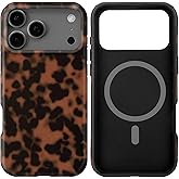 BayPastel X for iPhone 17 Pro Max Case Design Strong Magnetic Cute Slim [Compatible with MagSafe] Wireless Charging Phone Case 2 in 1 Shockproof Heavy Duty Protection Cover 6.9", Turtle Shell