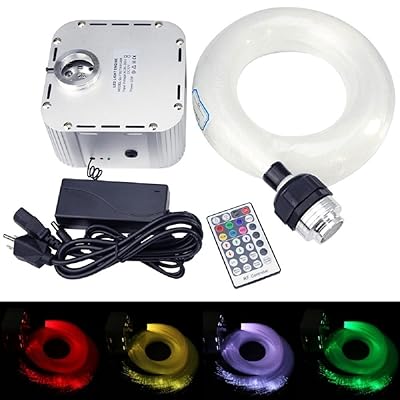 twinkle♡ 32W Twinkle Remote RGB 4-Speed LED Fiber Optic Star Panama | Ubuy