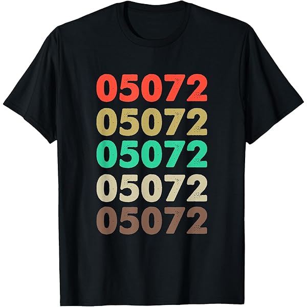 Amazon.com: Shirt That Says 00962 Vintage Retro Zip code T-Shirt