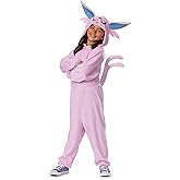 Disguise Boys & Girls Pokemon Espeon Costume for Kids, Official Pokemon Outfit With Hooded Jumpsuit