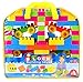 Building Blocks 134 Piece Toy Interlocking Building Blocks Play Set, Bright Vivid Colors, Endless Combinations