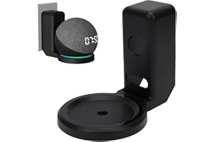 Gugxiom for Echo Dot 4 5 Wall Mount, Wall Outlet Shelf Fit for Echo Dot 4 5 Speaker Space Saving Shelf Wall Holder Built in C