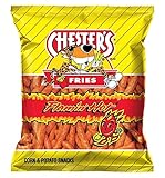 Chester's Hot Fries Flavor Corn & Potato Snacks, 4.375oz (20 Pack)